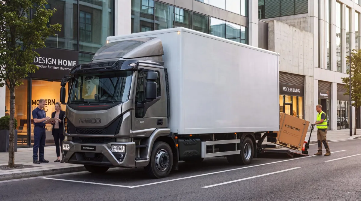 Laden en lossen met de IVECO Eurocargo bakwagen
