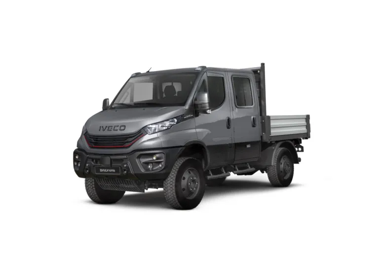IVECO Daily dubbele cabine met open laadbak (studio)