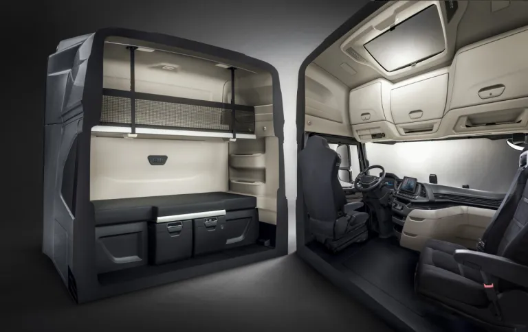 Slaapcabine van de IVECO S-Way