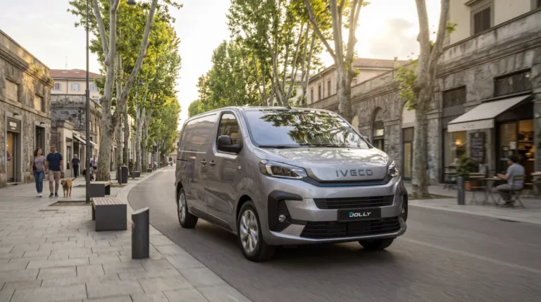 IVECO eJolly in een winkelstraat