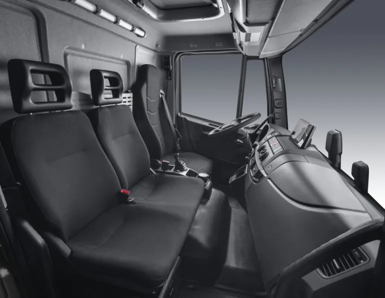 Stoelen in de IVECO Eurocargo-cabine