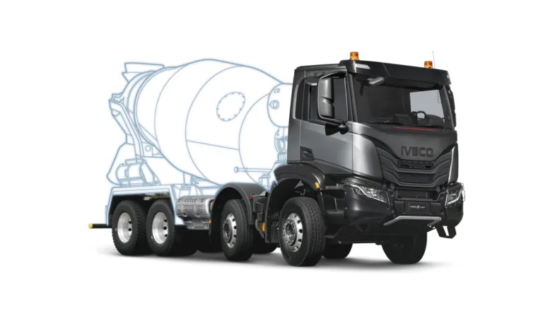 IVECO X-Way als betonmixer (studio)