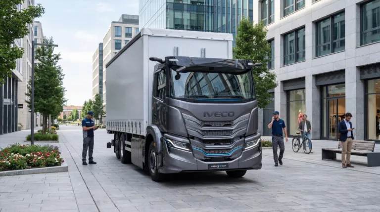 IVECO S-eWay in de binnenstad
