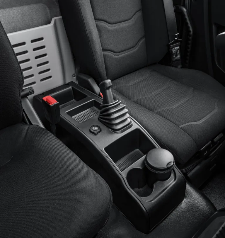 Middenconsole van de IVECO Eurocargo