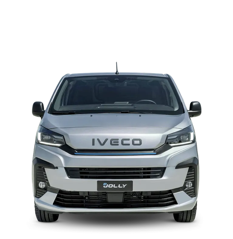 Elektrische IVECO eJolly compacte bestelwagen, vooraanzicht