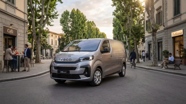 IVECO eJolly bij een terras