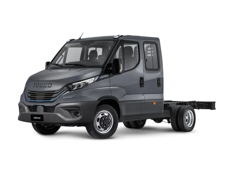 IVECO eDaily dubbele cabine chassis (studio)